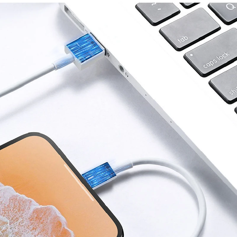 Фото Оригинальный USB-кабель для быстрой зарядки для iPhone 11 12 13 14 Pro Max №5