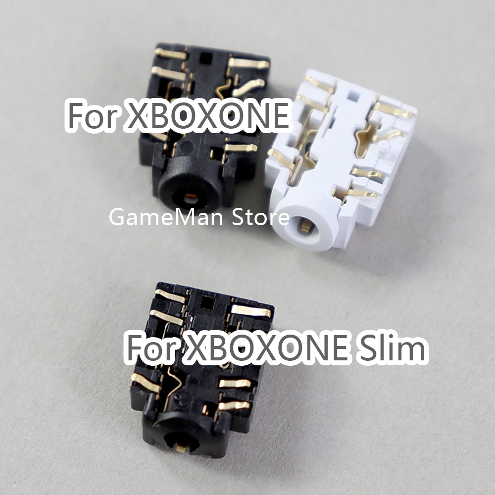 30 шт./лот для Xboxone 3,5 мм разъем для гарнитуры, разъем для наушников, замена разъема для Xbox One S, тонкая часть беспроводного контроллера