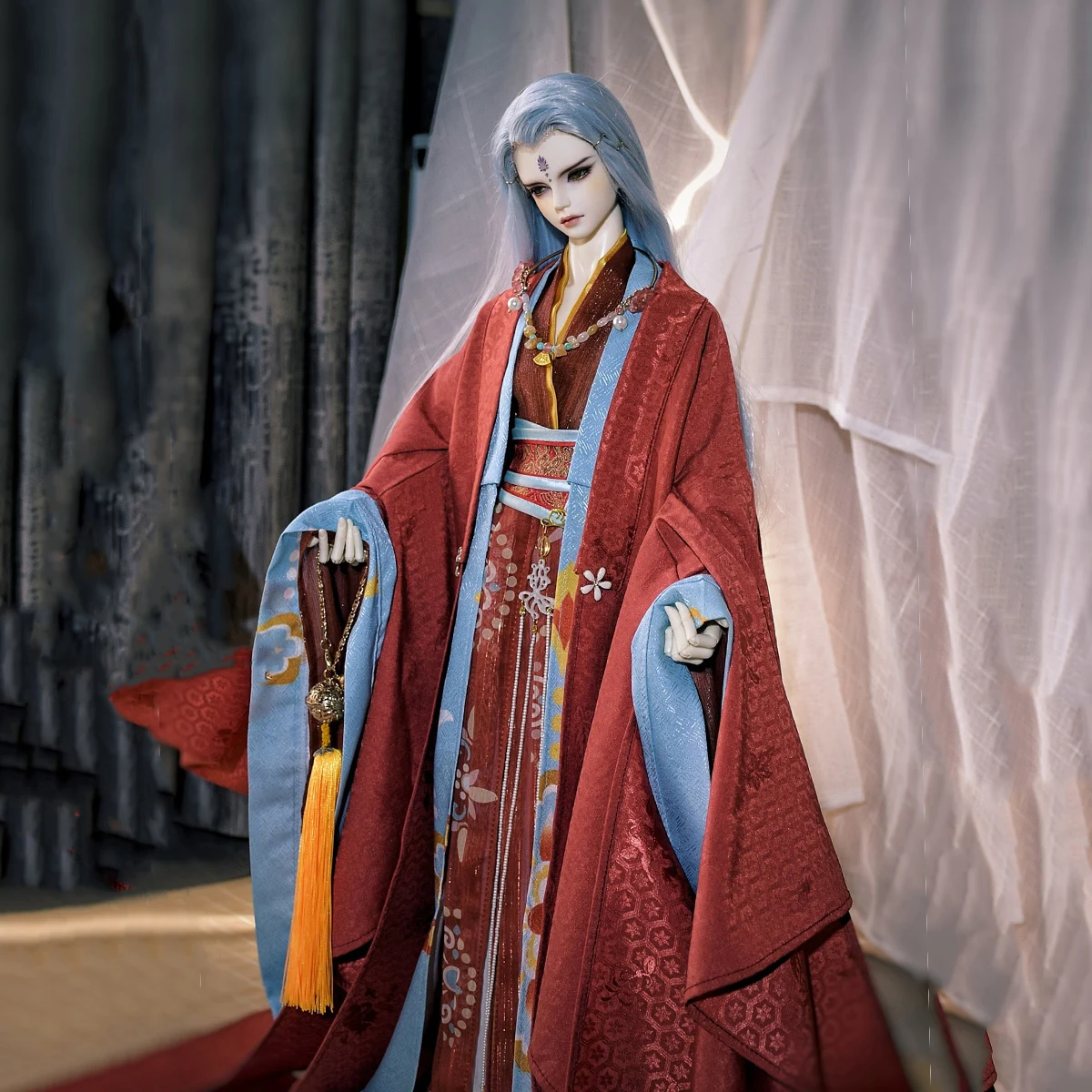 1/3 весы BJD одежда древний костюм платье ханьфу самурайский наряд для BJD/SD POPO68 SSDF сильный дядя кукла аксессуары A1951