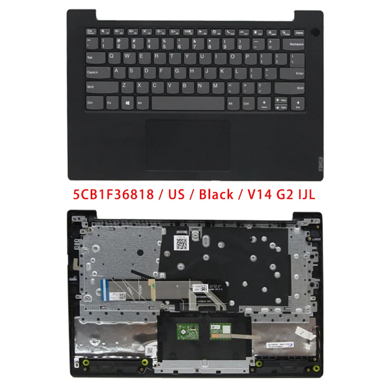 Фото Новинка для Lenovo V14 G2-ALC ITL/V14 G2 IJL; аксессуары для ноутбуков, английская клавиатура без подсветки 5CB1B96411 5CB1F36818 №3
