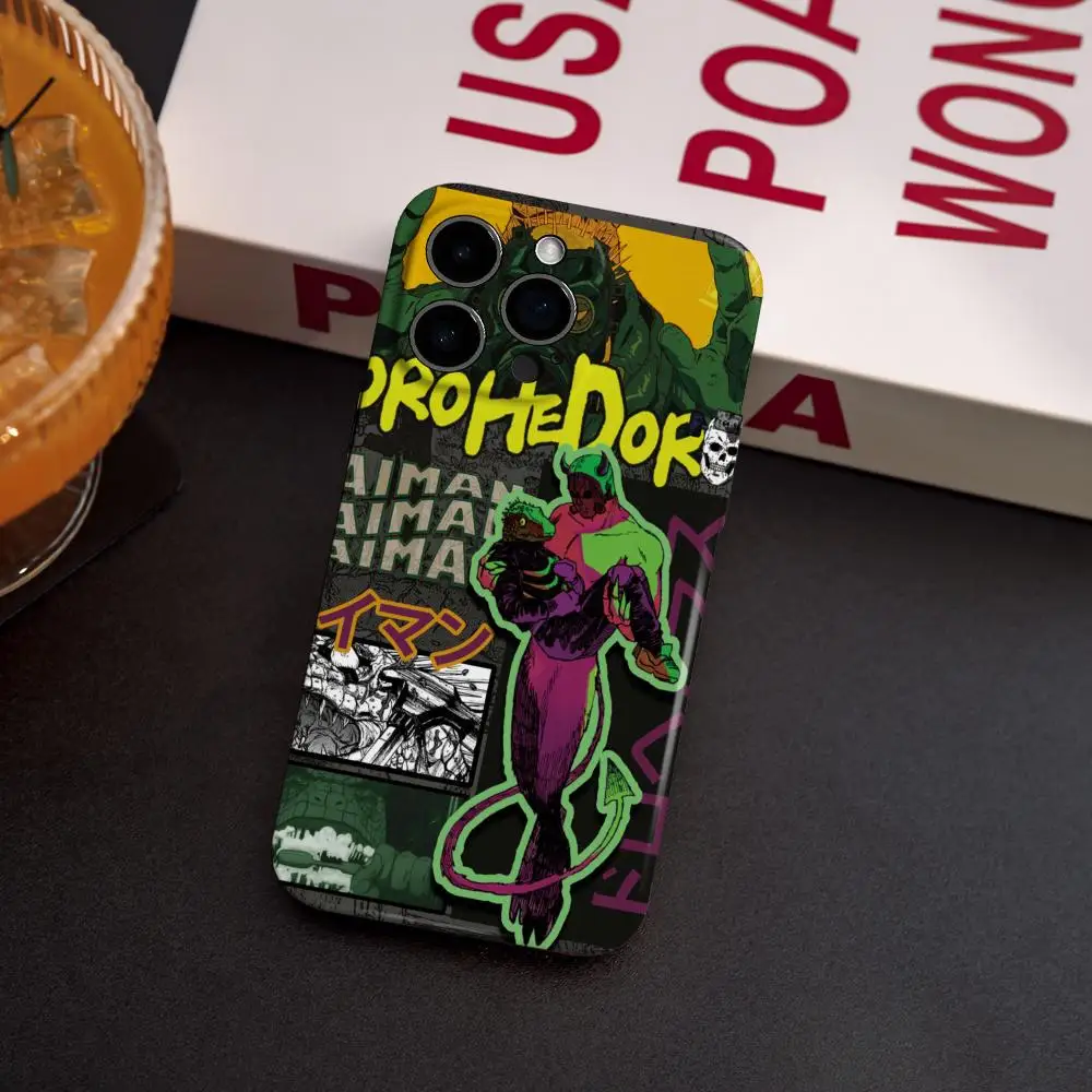 Dorohedoro Phone Case For iPhone 17 16 15 14 13 12 Pro Max Plus Glossy HD Fine Hole Liquid Film Soft Shell