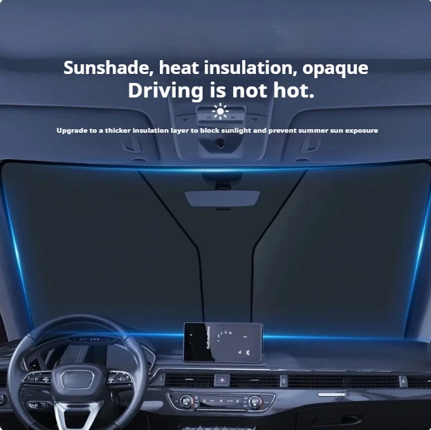 Фото Солнцезащитный козырек на лобовое стекло автомобиля для Chery Tiggo 8plus Tiggo 8 New 5 Plus 7pro Max Omoda 5 C5, солнцезащитный козырек на лобовое стекло, защита от ультрафиолета №5