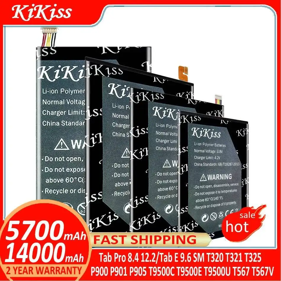 Аккумулятор KiKiss для Samsung Galaxy Tab Pro 8.4 12.2/Tab E 9.6 SM T320 T321 T325 P900 P901 P905 T9500C T9500E T9500U T567 T567V