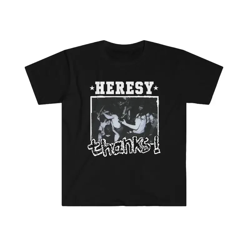 Футболка Heresy с надписью Thank ep UK Hardcore Softstyle, 9 цветов, длинные или Короткие рукава
