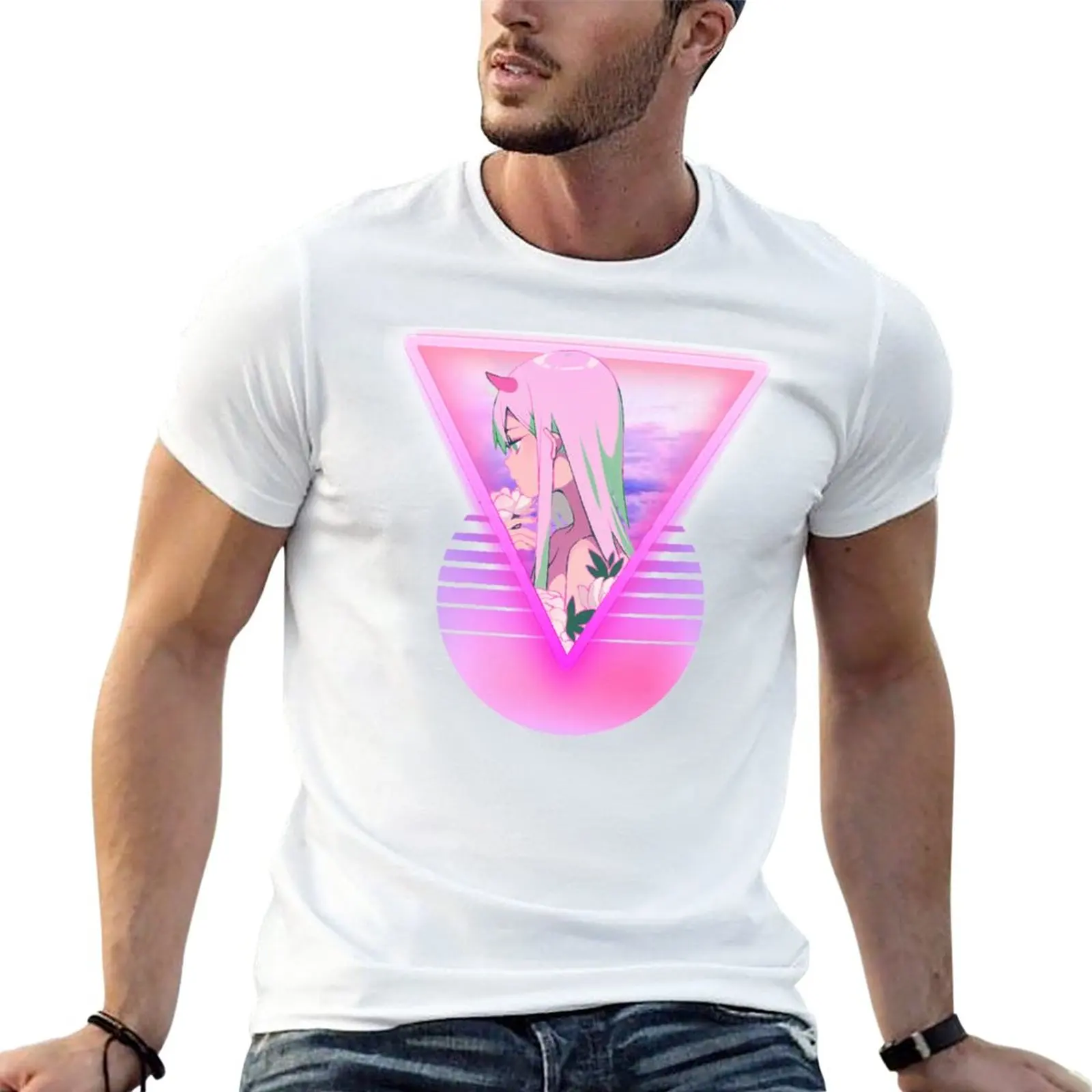 Футболка с рисунком Two Zero X Vaporwave, свитер, кавайная одежда, аниме одежда, милая одежда, мужские футболки с графическим рисунком