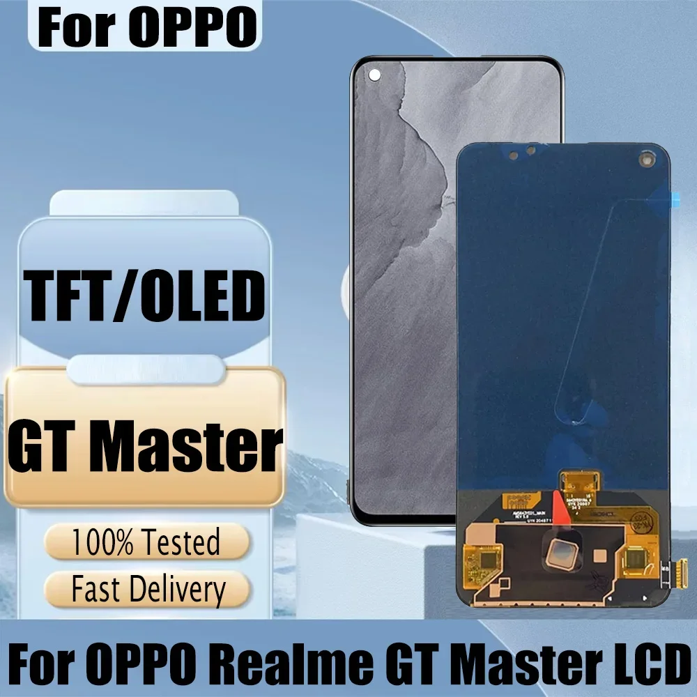 Pop TFT/OLED ЖК-экран для Oppo Realme GT Master RMX3363 RMX3360 с дигитайзером сенсорной панели для Realme GT Master