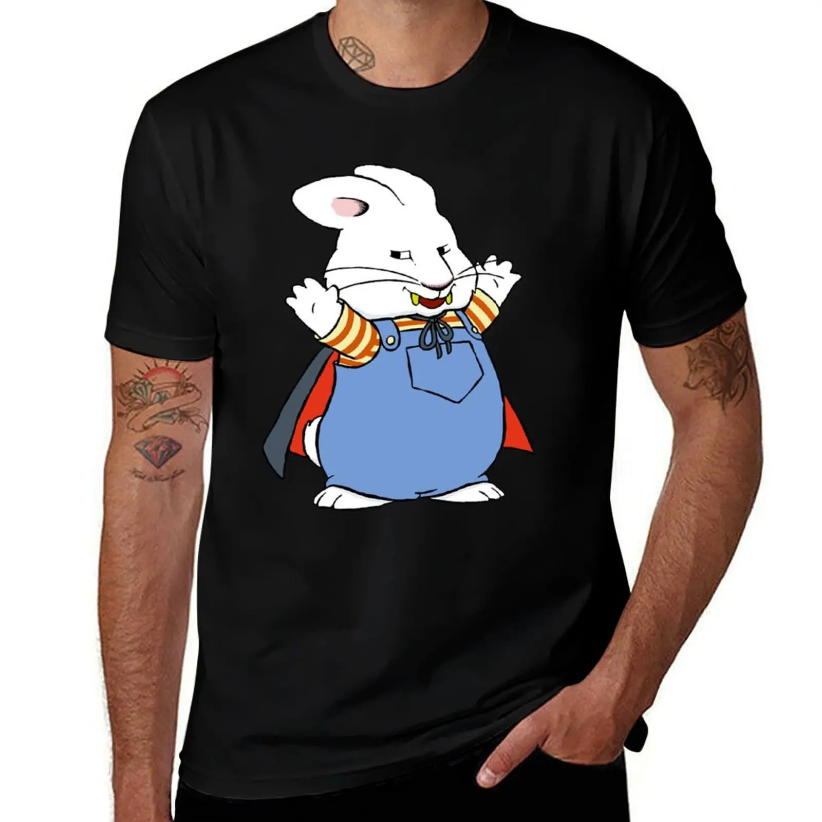 Футболка Max's Halloween Max and Ruby the Bunny, мужская футболка, футболка из плотного хлопка с аниме, футболка