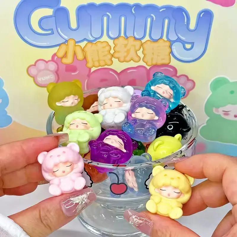 Yumo Cloud Dream Gummy Bear Series слепая коробка мини милое настольное украшение тренд для отправки друзьям игрушка-сюрприз подарки