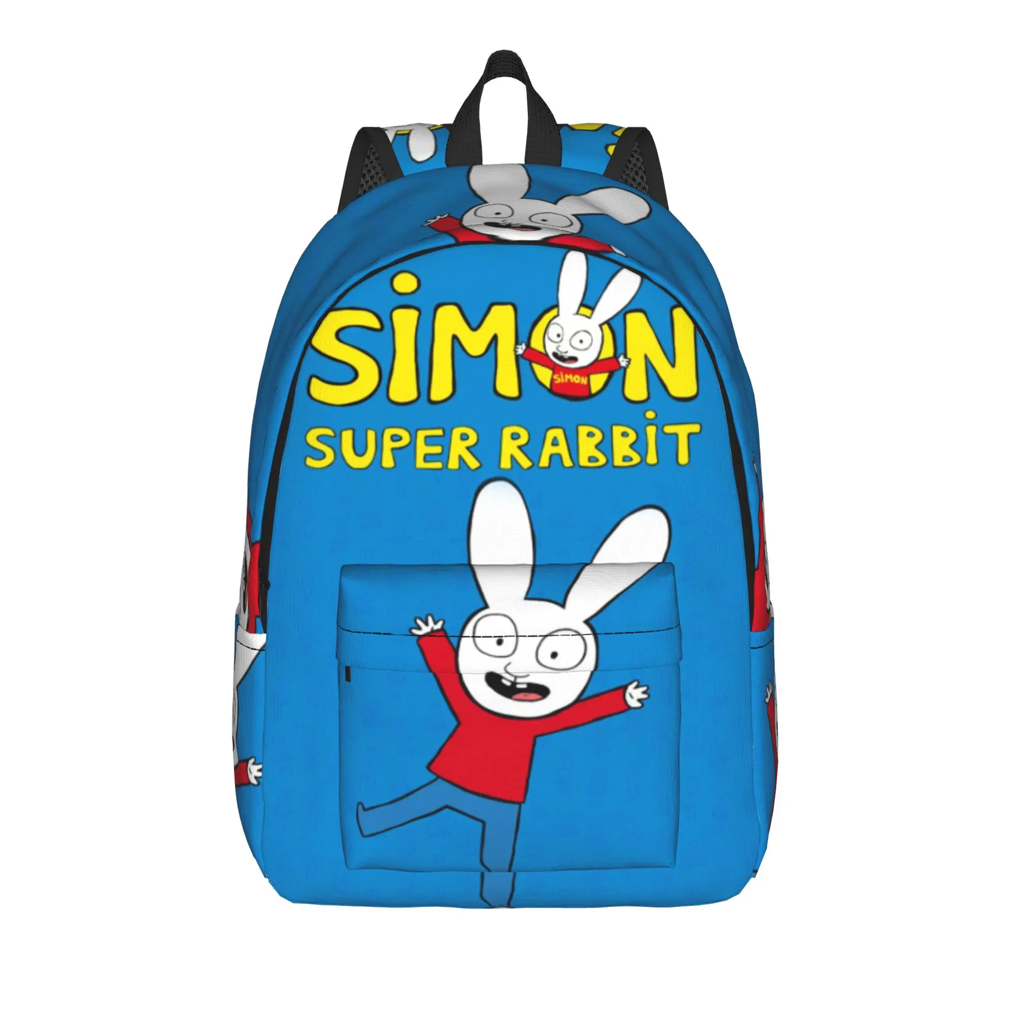 Рюкзак Simon Super Rabbit для мужчин, женщин, подростков, студентов, рабочий рюкзак, сумка через плечо для ноутбука, спортивная сумка
