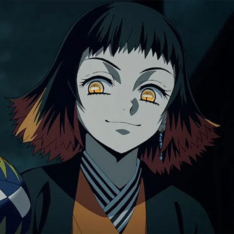 Фото Demon Slayer Kimetsu No Yaiba Susamaru Желтый Черный Короткий Косплей Термостойкие Синтетические Волосы Хэллоуин Вечеринка Бесплатный Парик C MN9 №4
