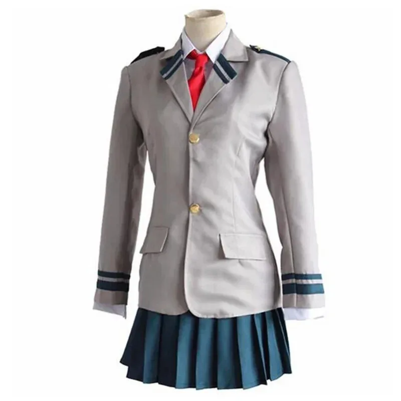 Фото Аниме Boku No Hero Academia Midoriya Izuku Bakugou Katsuki Grey My Hero Academia OCHACO URARAKA Школьная форма Костюмы для косплея №2