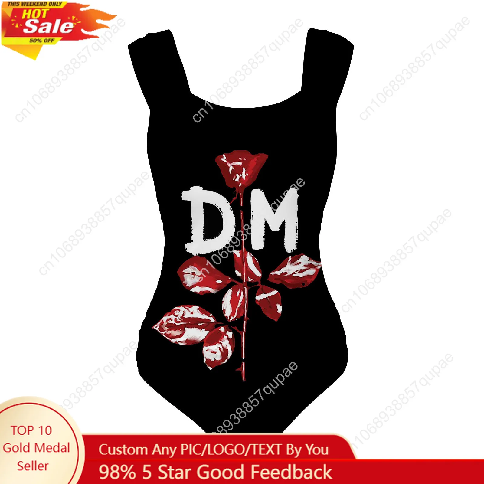 Depeche Mode Rock Band цельный купальник с широким ремешком женские купальные костюмы купальники вечерние у бассейна пляжное сексуальное бикини пляжная одежда