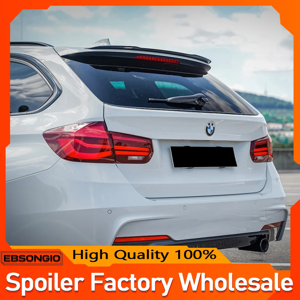 Для BMW 3 F31 M-PACK Facelift 3 серии, расширение спойлера Touring 2012-2020, АБС-пластик, хвостовое крыло багажника, задний спойлер на крышу