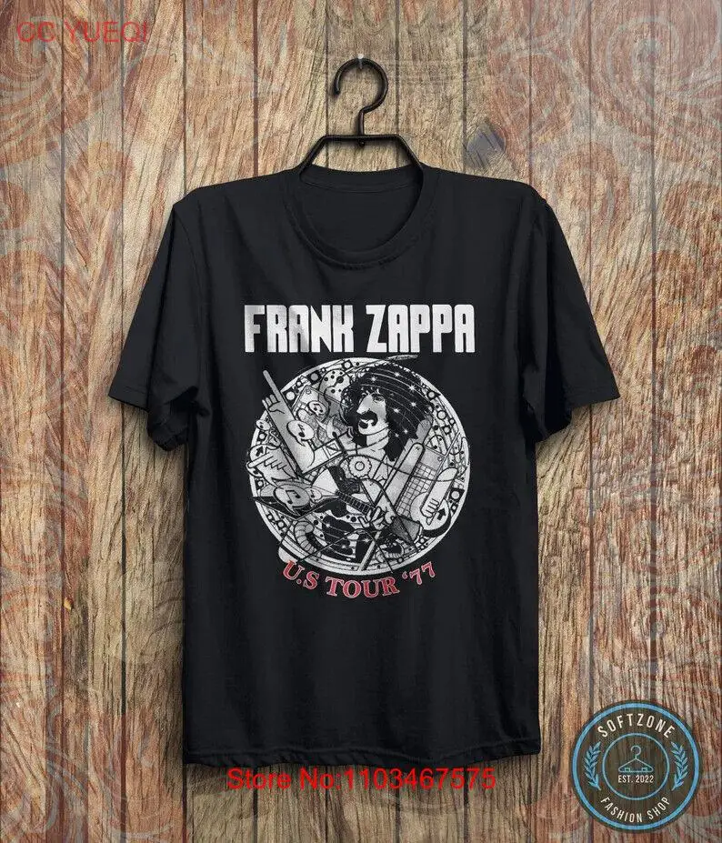 Винтажная Футболка Frank Zappa Us Tour 1977, классический подарок для рок-музыки