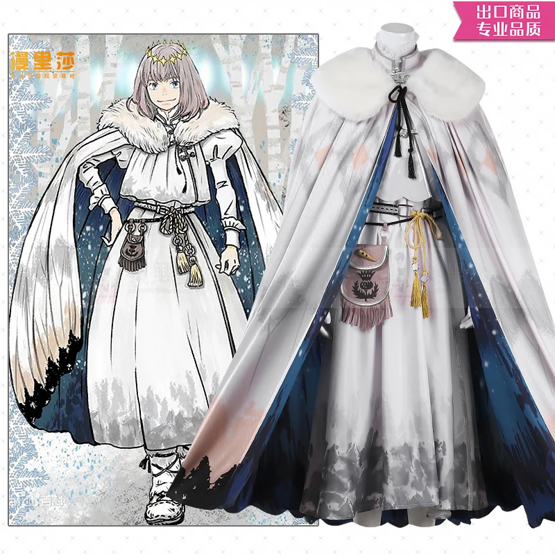 Фото Игра Fate Oberon Косплей Костюм Парик Корона Полный комплект Униформа Плащ Платье Мужчины Женщины Хэллоуин Вечеринка Ролевые игры Обувь №2