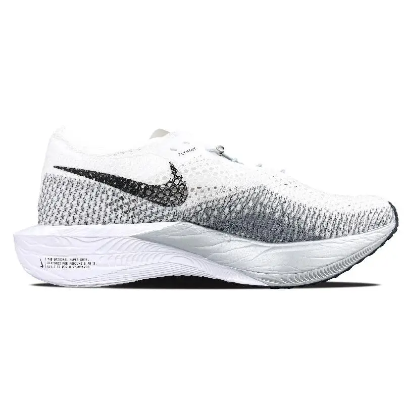 Фото [Дневное пламя на заказ] Мужские белые кроссовки Nike ZoomX Vaporfly Next% 3, нескользящие низкие марафонские кроссовки №2