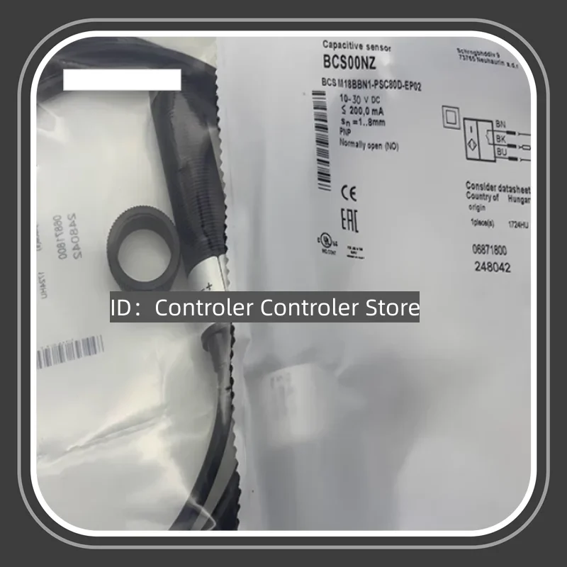 2 шт. новый бесконтактный переключатель BCS M18BBN1-POC80D-EP02 BCS M18BBN1-NOC80D-EP02