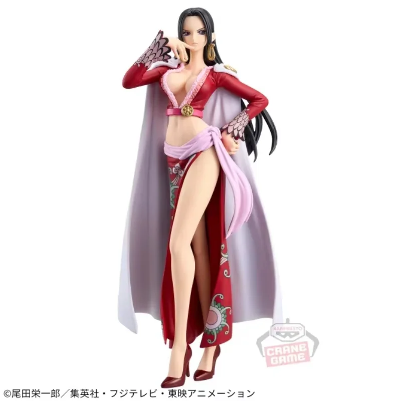 Фото BANDAI BANPRESTO оригинальный подлинный в наличии цельный 17 см Боа·Хэнкок аниме коллекция мультфильмов модель персонаж мультфильма №4