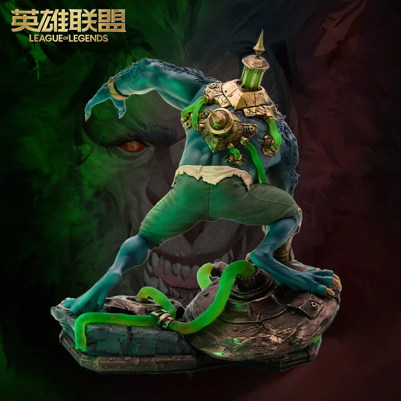 Фото 30,8 см смола 1/7 Lol League of Legends Arcane Season Warwick Wolf Man экшн-фигурка модель статуя гаражный комплект игрушки подарок №3