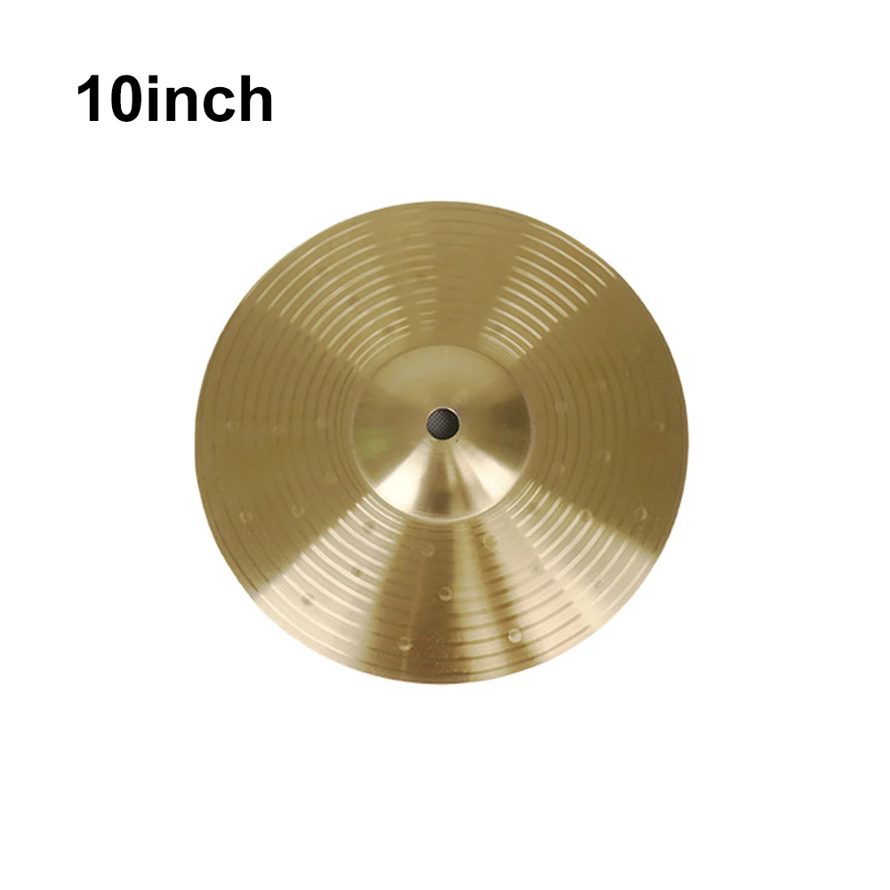 Фото Crash Cymbals Латунные тарелки Музыкальные программы Мелодийный Jingle Звук Тщательно выполненный блестящий блеск Яркий тон №3