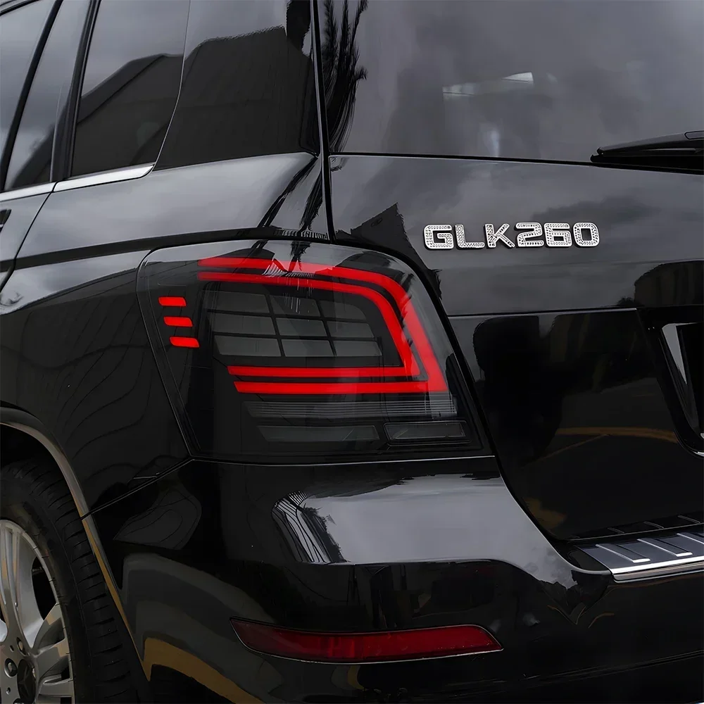 Авто задние фонари для Benz GLK X204 2008-2015, светодиодные автомобильные задние фонари в сборе, обновление, новый стример, указатель поворота, задние фонари, аксессуары