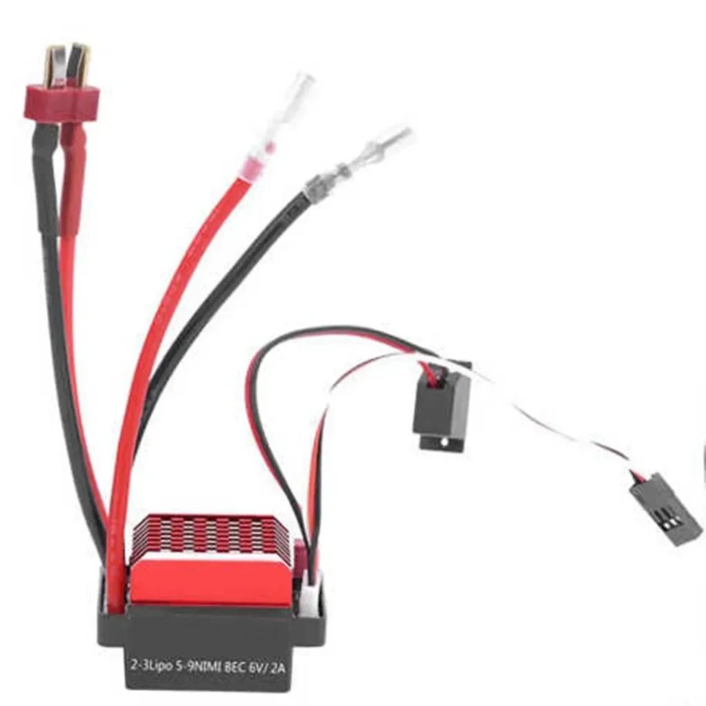 60A Матовый электрический регулятор скорости ESC 6V/2A BEC для 1/10 RC Car Trxs TRX4 Trx6 D90 HSP Redcat 4WD Tamiya Axial SCX10 HPI