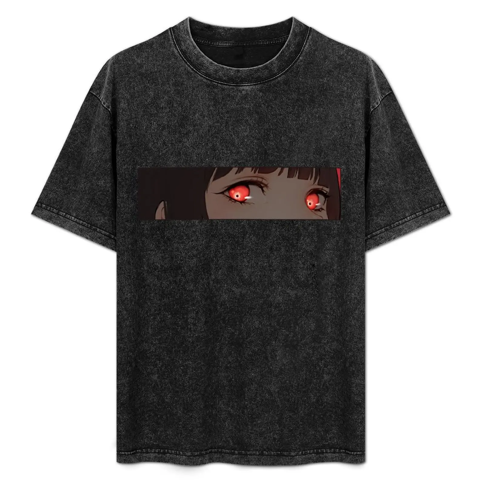 Футболка Lewd Yumeko Eyes больших размеров, забавная футболка, уличная одежда, мужские однотонные футболки
