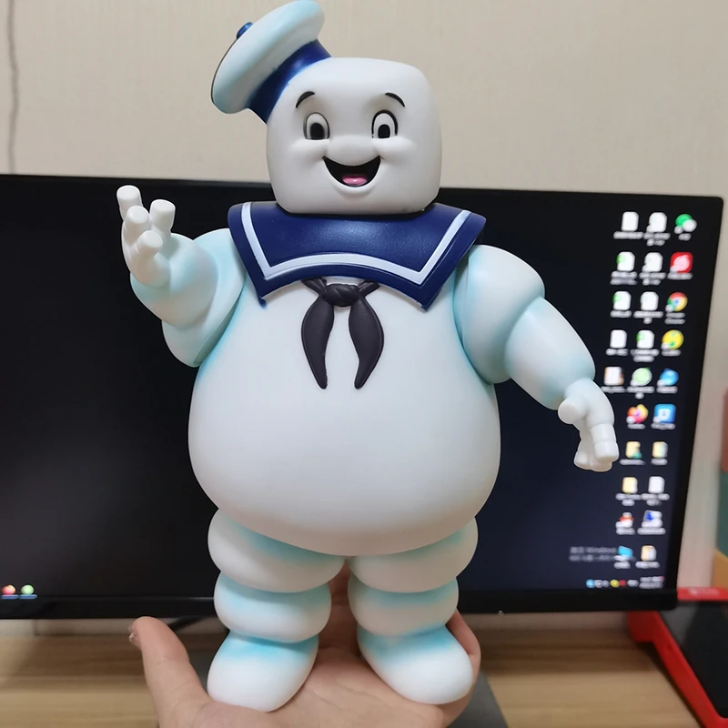 Фото Фильм «Охотники за привидениями» StayPuft Marshmallow Man, фигурка из ПВХ, фигурка, игрушка, модель, статуя, новинка, без коробки №5