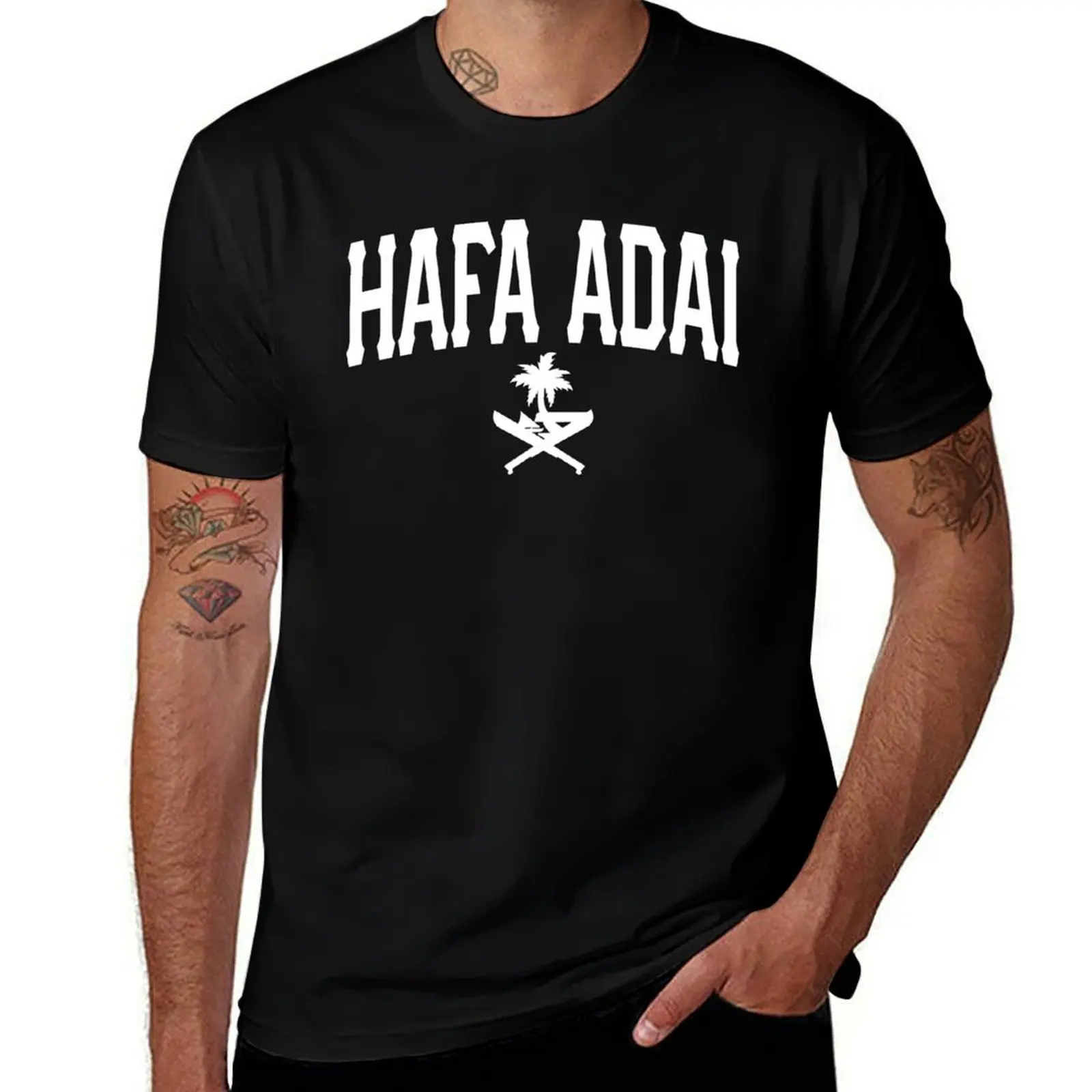 GUAM RUN 671 Hafa Adai Machete Seal футболка уличная одежда корейская мода аниме футболки сорочки графические забавные футболки для мужчин