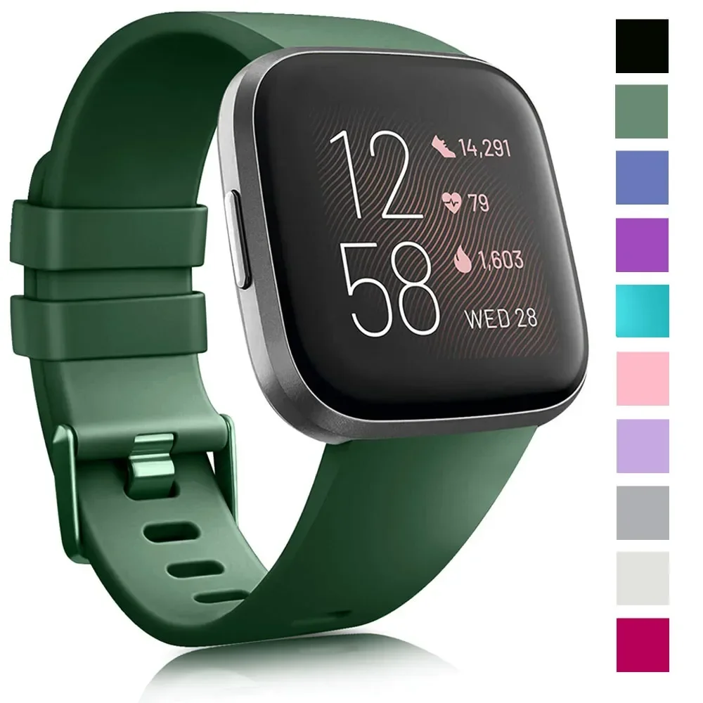 Спортивный ремешок для Fitbit Versa 2, сменный силиконовый ремешок для часов Fitbit Versa Lite Blaze, браслет, умные часы
