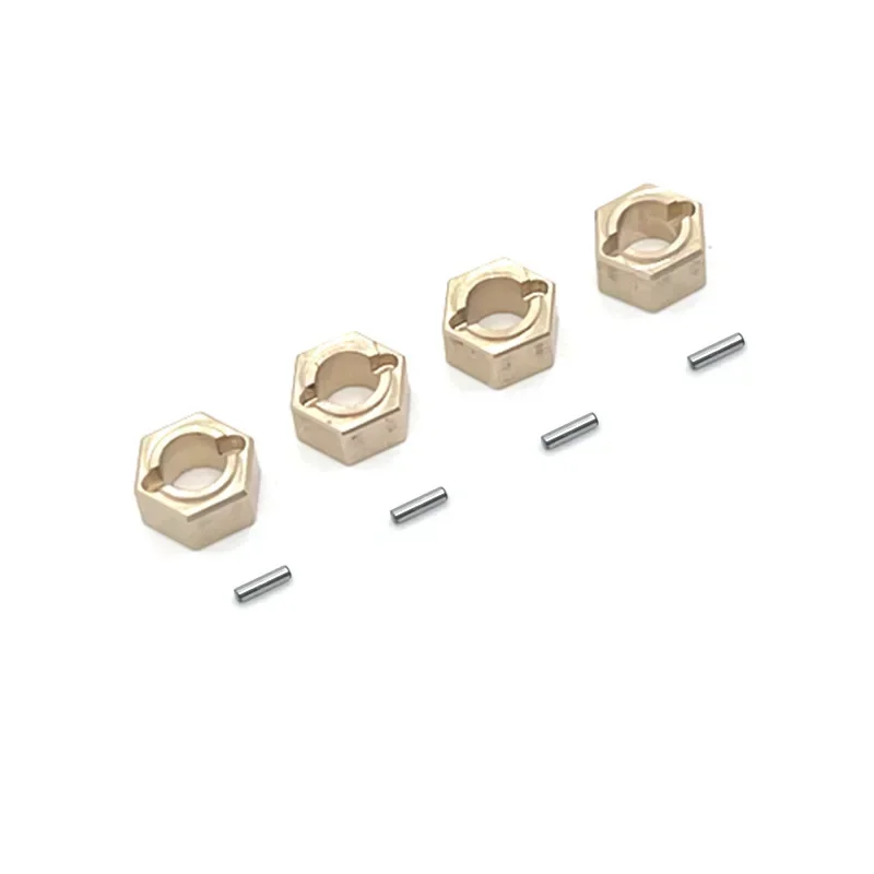 Латунный адаптер ступицы 7 мм, латунная муфта для FMS 1/24 fcx24 Xiaoqi дробилка Chevrolet K5, автомобиль с дистанционным управлением