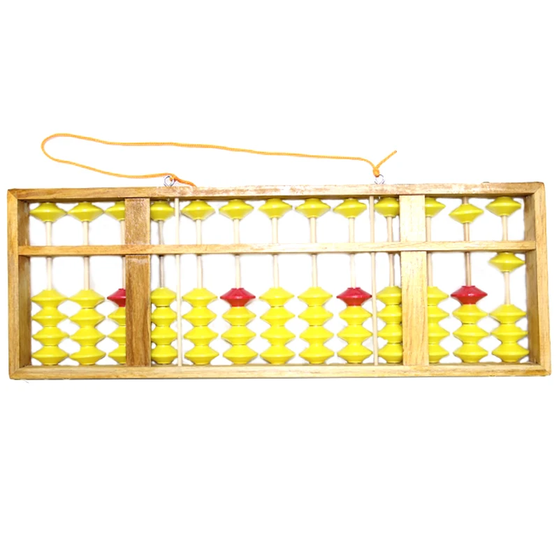 Китайская деревянная вешалка Abacus 13, большой размер, Нескользящие Abacus, искусственная математика, Детская математическая обучающая игрушка 58 см