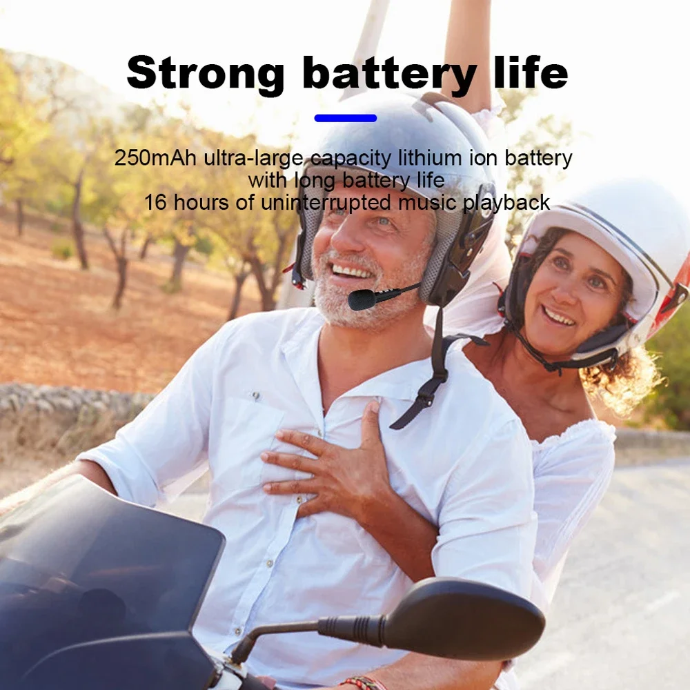 Фото Bluetooth-гарнитура для мотоциклетного шлема с микрофоном №3