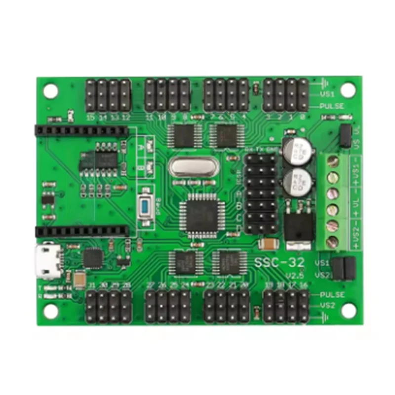 LBER SSC32-V2.5 32-канальный многоканальный сервоконтроллер с интерфейсом USB XBEE подходит для ПК-MAC LINUX для роботов Hexapod Spider, двумя