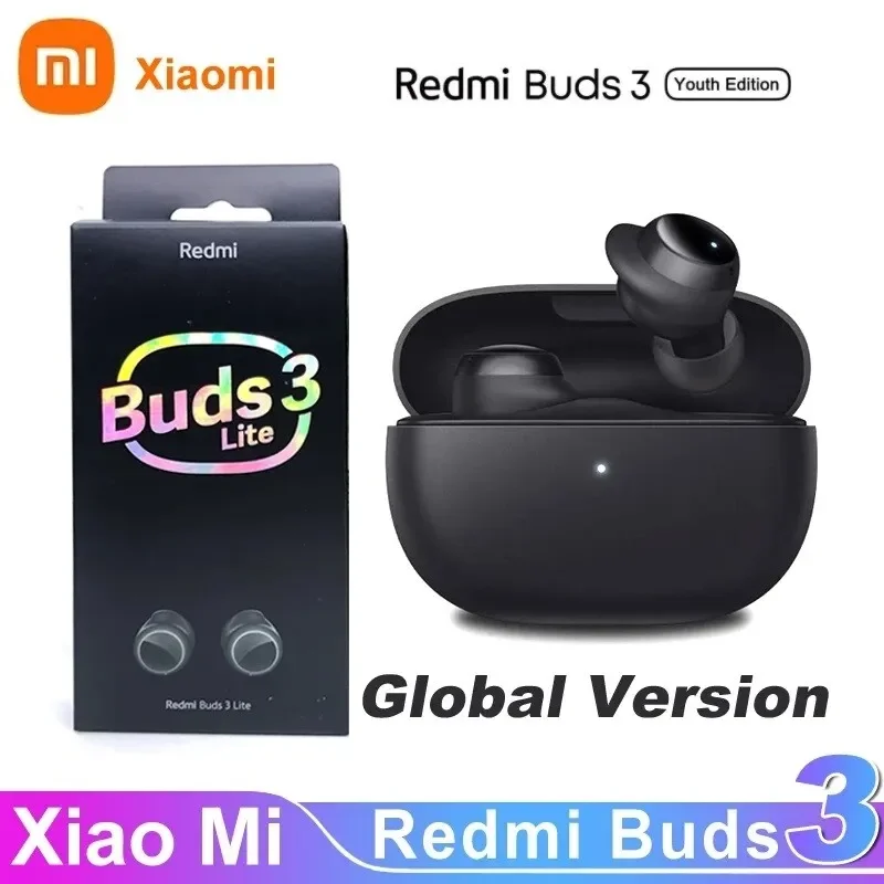 Беспроводные наушники Gobal Version Xiaomi Redmi Buds 3 Lite, молодежная версия, TWS, Bluetooth 5,2, наушники IP54 для Redmi Note 10 Pro