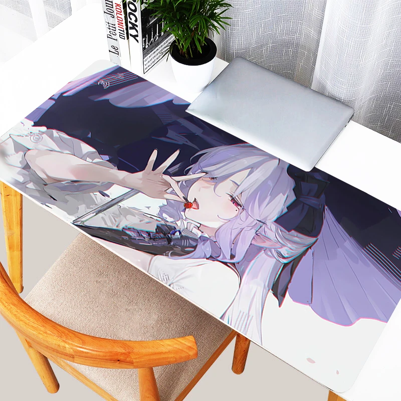 Фото Коврик для мыши для ноутбука Anime Girl Vivian Коврик для клавиатуры Kawaii Zenless Zone Zero Gamer Настольный коврик для мыши ПК Игровые аксессуары HD Коврик для мыши №4