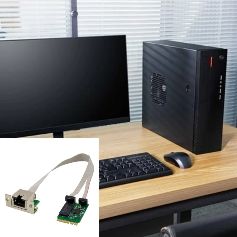 Фото Сетевой адаптер 896F M.2 RJ45 Чип RTL8125BG Сетевая карта M.2 Gigabit Ethernet 2,5G №2