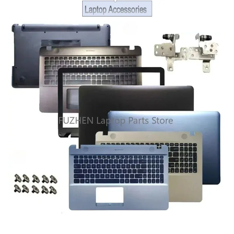 Для X541 A541U D541S F541U R541U VM592U K541N ноутбука ЖК-задняя крышка передняя панель верхняя упор для рук нижняя часть корпуса клавиатура