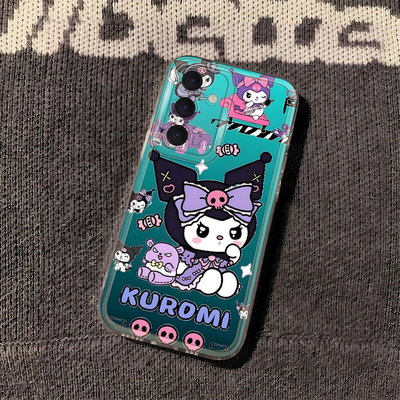 Фото Мягкий чехол для Samsung Galaxy A52 A72 A31 A51 A50 A32 A16 A21s A12 A71 A52s Cute Anime Kuromi №5