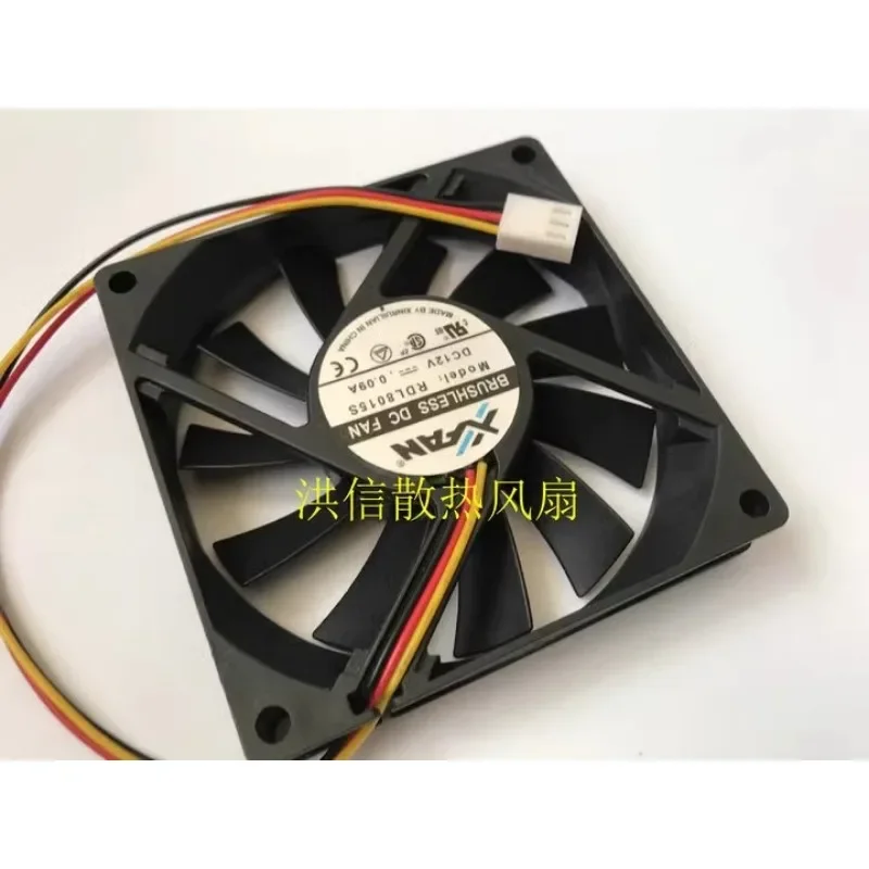 Новый вентилятор-кулер для XFAN RDL8015S DC12V 0.09A 3-проводной охлаждающий вентилятор 8015 80*80*15 мм (art.: 3920cb37cb80d) - 3920cb37cb80d