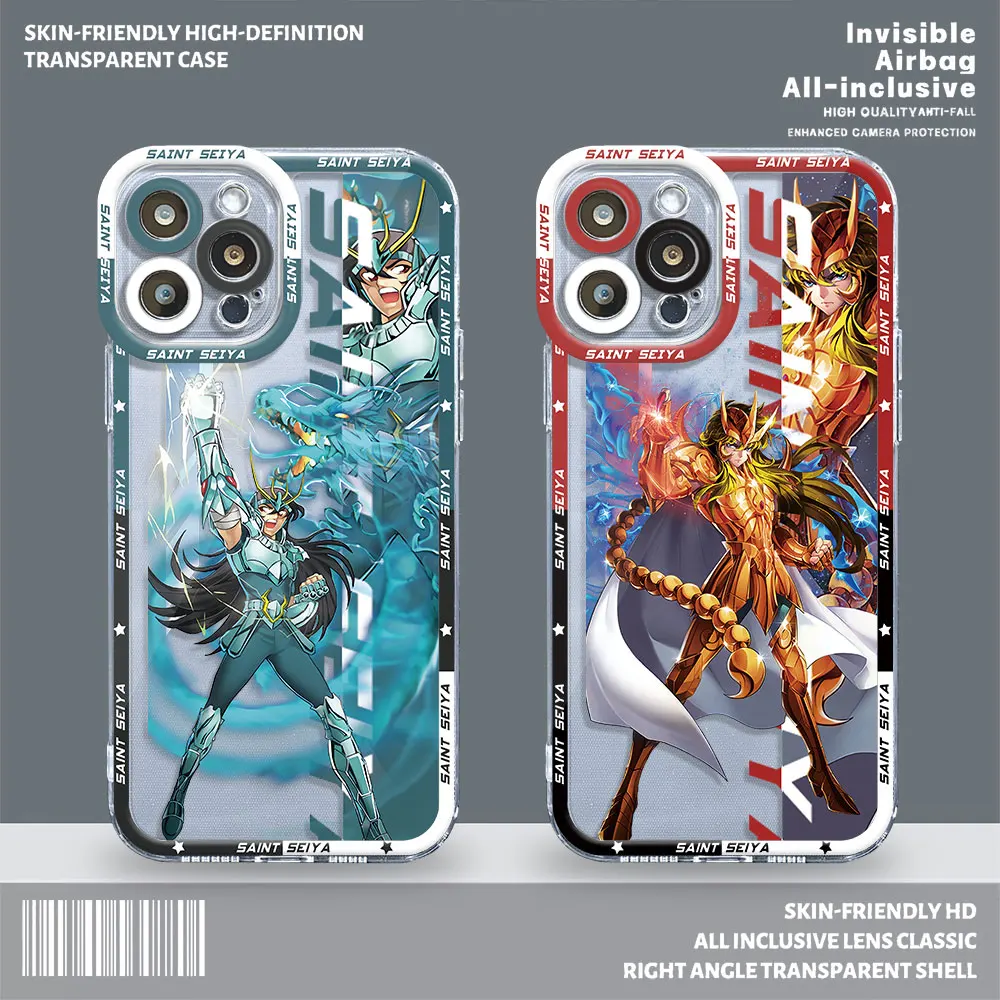 Аниме Чехол Saint Seiya для Samsung Galaxy A02 A20s A51 A03 A03s A71 A10 A31 A30 A20 A10s A11 A50 A50s, прозрачный мягкий чехол