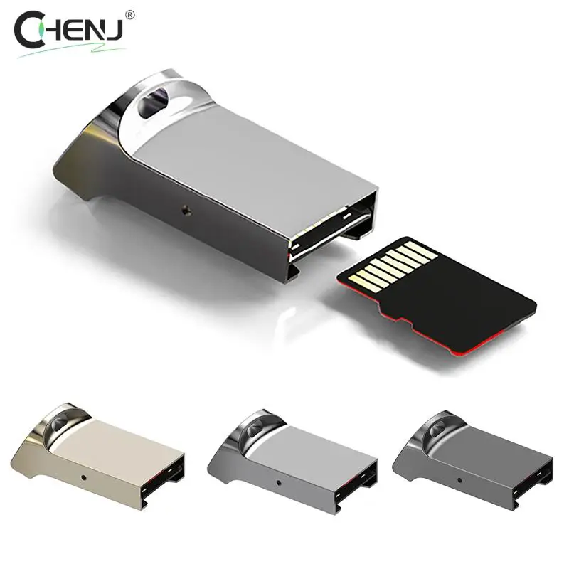 Мини USB кардридер для карт памяти Адаптер для Micro SD ПК компьютера ноутбука алюминиевый кардридер для карт памяти адаптер Usb Sd карта