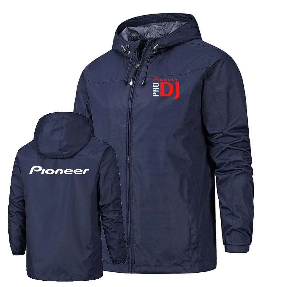 Фото Pioneer Pro DJ Muziek куртка мужская велосипедная водонепроницаемая куртка модная молодежная ветрозащитная верхняя одежда в стиле рэп-хоп походная ветровка для кемпинга №4