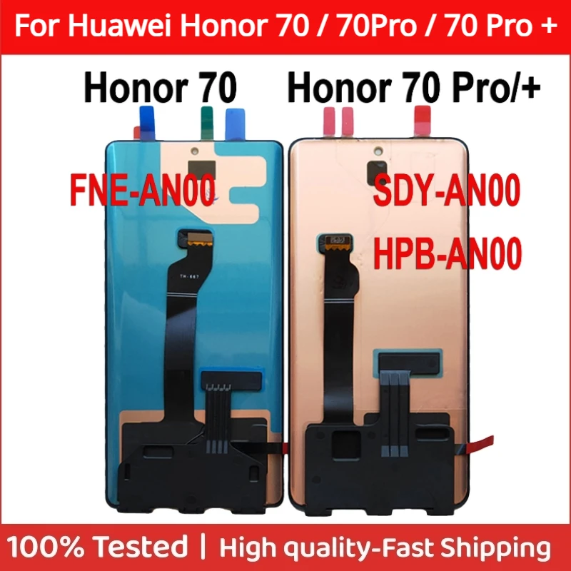 Для Huawei Honor 70 Pro Plus HPB-AN00 SDY-AN00 FNE-AN00 ЖК-дисплей с сенсорным экраном для Honor 70 Pro +