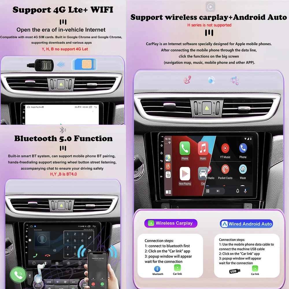 Фото 10-дюймовый для Honda CRV CR-V 5 RT RW 2016-2018 Android Авто Авто Радио Мультимедийный плеер GPS-навигация Carplay 360 Камера WIFI №2