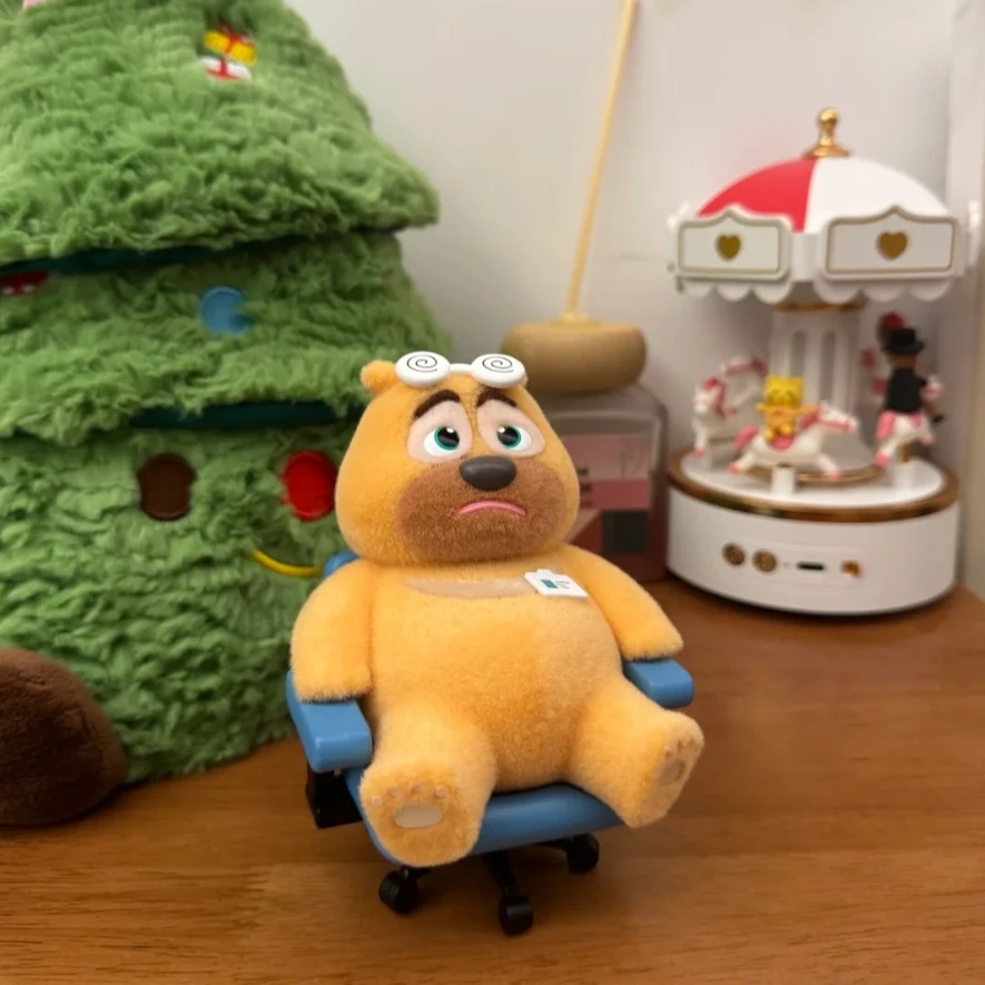 Фото Boonie Bears, ежедневная серия рабочих медведей, слепая коробка, ручная работа, Xiong Da Xiong Er'S, детские украшения, куклы, игрушки, подарок-сюрприз №4