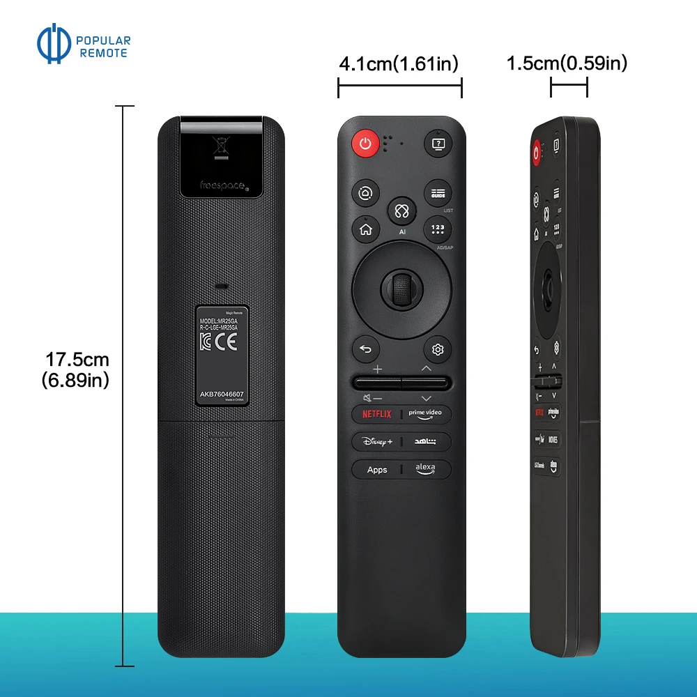 Фото MR25GA AKB76046607 Пульт дистанционного управления Voice Magic, совместимый с смарт-телевизорами серии GA/GC включает функции указателей №4