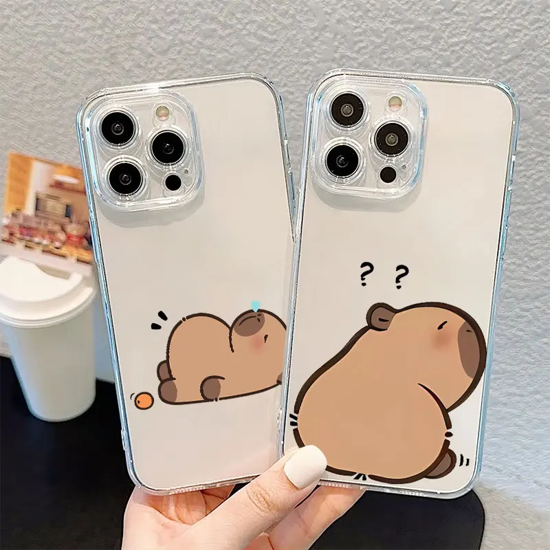 Мягкий чехол для Honor X9b X9a 90 Lite X8b X7b, милый забавный капибара