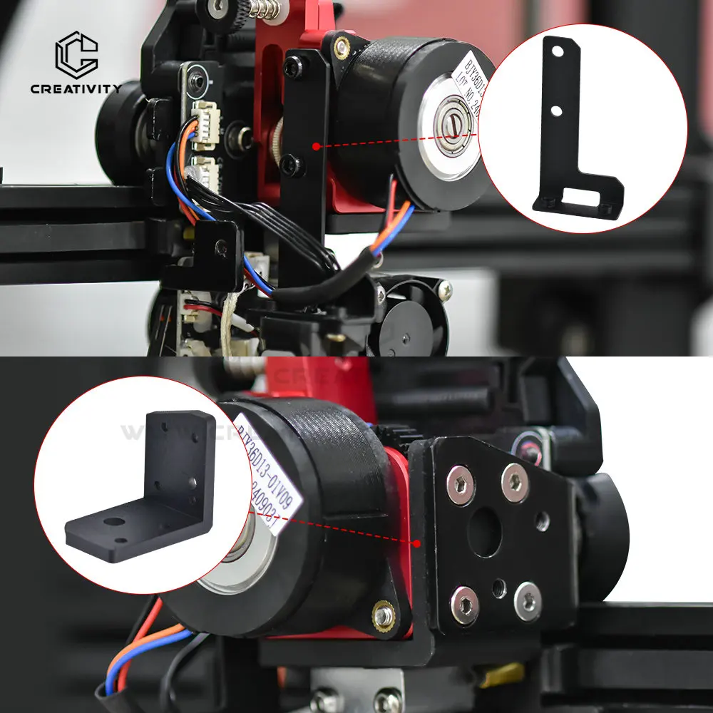 Творчество Ender 3 V3 SE Цельнометаллический комплект экструдера с двойной передачей, экструзионный механизм для деталей 3d-принтера ender 3 v3 se
