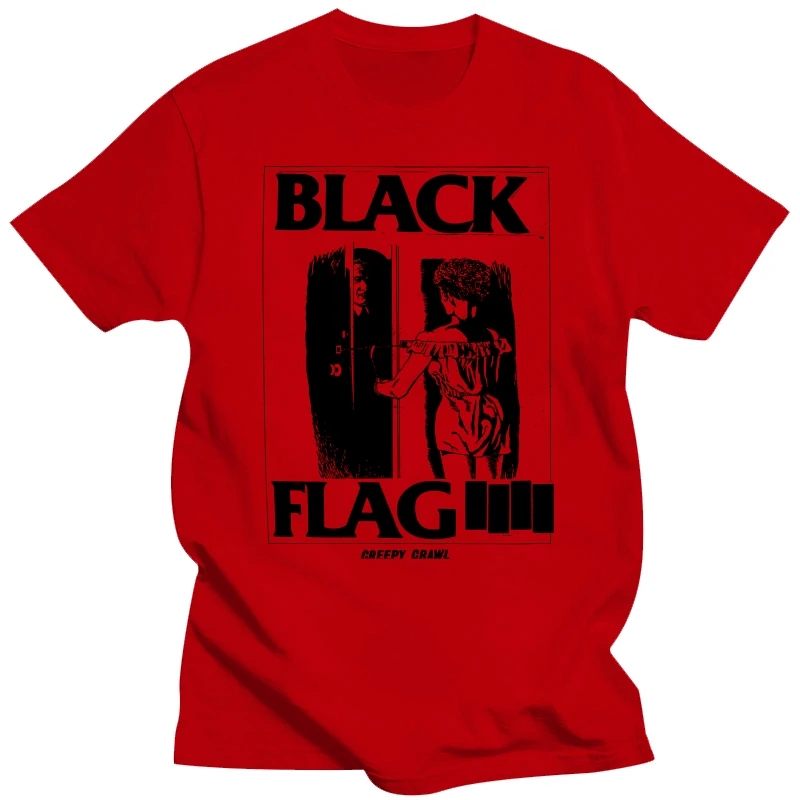 Футболка BAND BLACK FLAG CREEPY CRAWL UNISEX MUSIKBAYAR DI TEMPAT (art.: 3920cc6ac2837) - 3920cc6ac2837